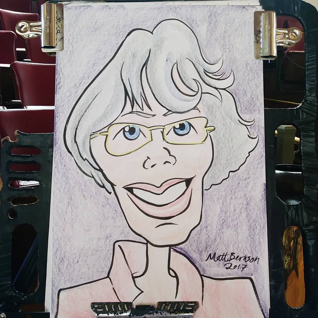 Drawing caricatures at Memorial Hall in Melrose!  #art #drawing #caricatures #artistsontumblr
