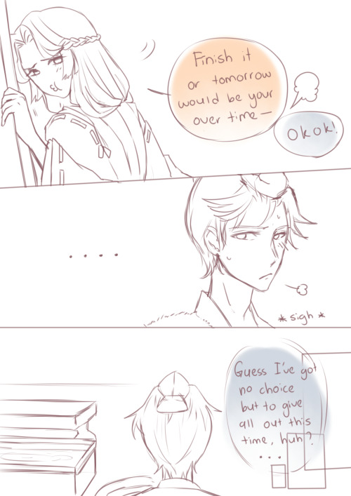 sheryu: Short comic about my saniwa and Mr. Smith from Touken Ranbu [Apparently Mr. Smith just want 