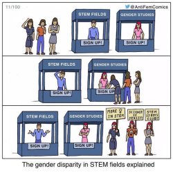 specialsnowflakesanonymous:  that-guy-here:    “We need more girls in STEM!” “Then why aren’t you in STEM?” Didn’t Gandhi say something like “be the change you want to see in the world?”    They all turned into Big Red at the end and I