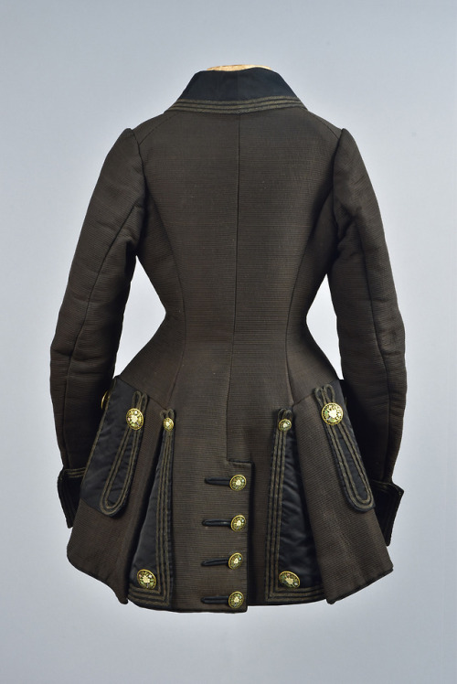 fripperiesandfobs: Pingat jacket, 1880′s From Whitaker Auctions