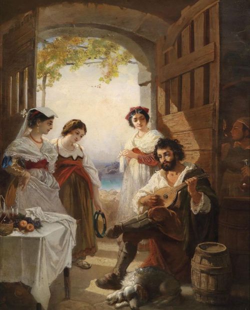 Anton Romako (1832–1889)Neapolitan tavern