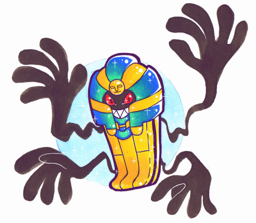 little-amb: And another spook! Cofagrigus this time! I love getting those random ghosts, because I l