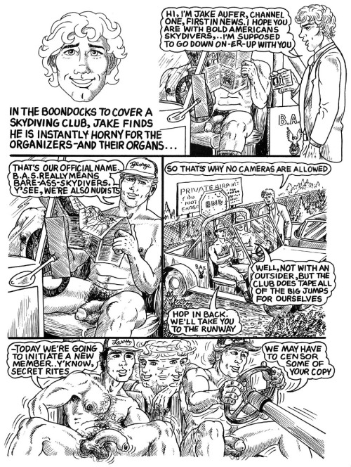 Jake - Skydiving - Panel 1 - by Sean (John Klamik).