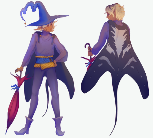pyronayniadraws: This is a Cloak of the Manta Ray appreciation post. [image description: two drawing