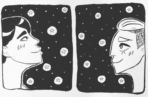 Inktober Day 11 :: Starry SkyI had no idea what to do with this prompt at first, but I ended up lovi