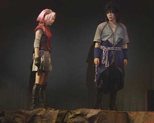 Sasuke and Sakura - Naruto Live Stage 2022Sasuke Uchiha - Ryuji Sato Sakura Haruno - Yui Ito  佐藤流司  