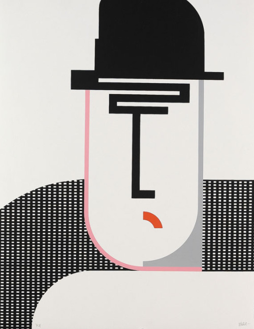 Walter Dexel, Bootlegger, Der Schwarzhändler, 1971. Silkscreen in colours. Ketterer Kunst