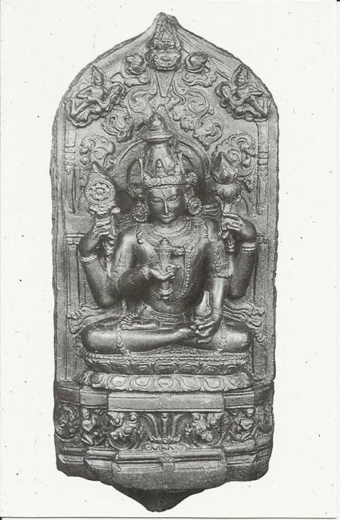 Vishnu sculpture, Pala art from Bengal