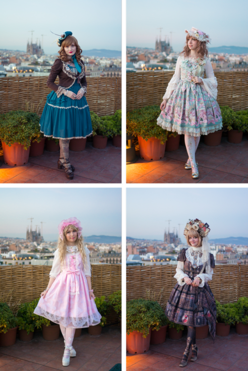 angie-dream: Some pics of my amazing fiends and Barcelona roofs that I made after Omnia Vanitas tea 