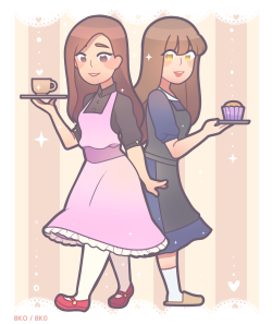 8k0:  Jaehee and MC running a cafe! Based