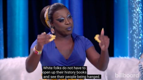 spoonmeb: tvhousehusband: Bob and a few other queens got REAL about racism. i feel like Bob is so fa