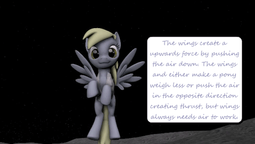 askderpyscientist:Derpy: Like birds could not fly in space or on the moon.Good animation owo
