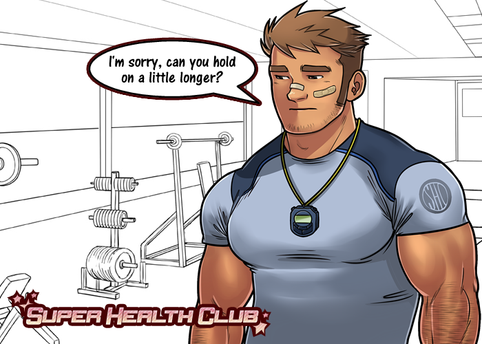 super health club game - english