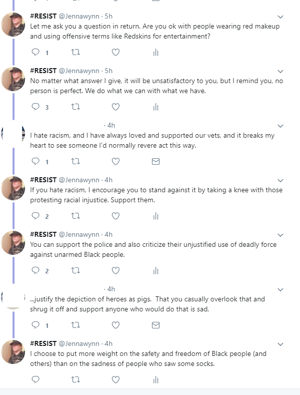 jennawynn:  I don’t want to be called a hero, but if you’re going to call vets