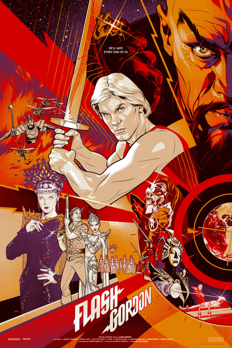 geek-art:  Geek-Art.net Gorgeous art show at Mondo by Martin Ansin and Kevin Tong !