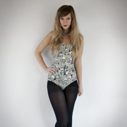 weloveblackmilk:  FUNNY BONES SKELETON SWIMSUIT  (by RocknRollerr .) 