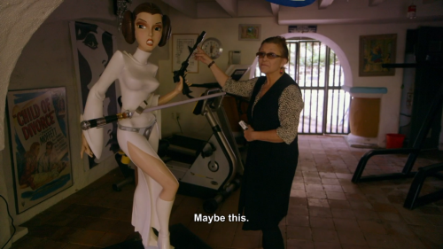 omg carrie had a princess leia sex doll in her house