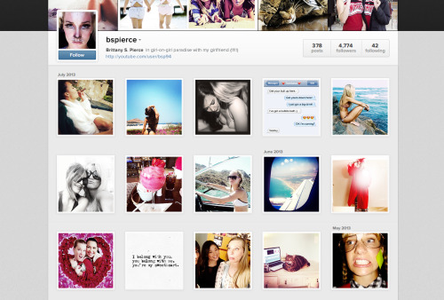 brittany and santana’s instagrams (♥/♥) (inspiration)