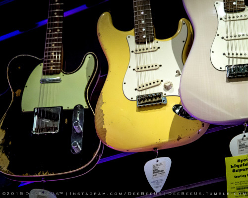 deebeeus:  Custom Shop Fenders, Gibsons, and Gretsches, plus Suhr, Fender and Marshall amplifiers at Cosmo Music near Toronto, Canada.