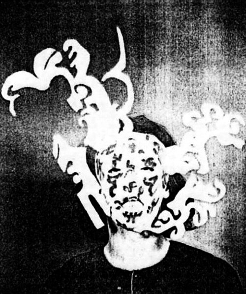 camerettasabauda:  François Poyet, Masques Hypergraphique, 1971 (from photocopy) 