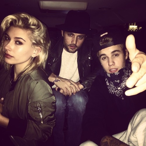 justin and hailey - december, 2014. 