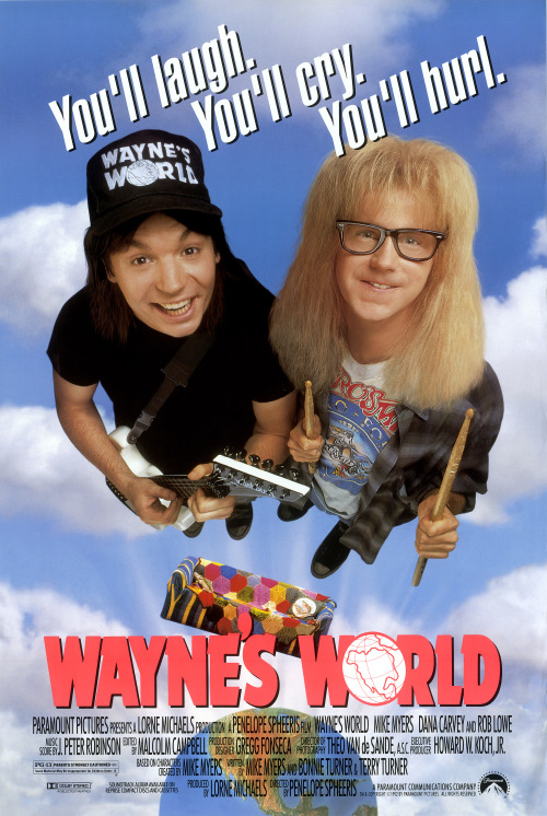 Party on Wayne! Party on Garth!  Happy 30th Anniversary Waynes World, February 14, 1992