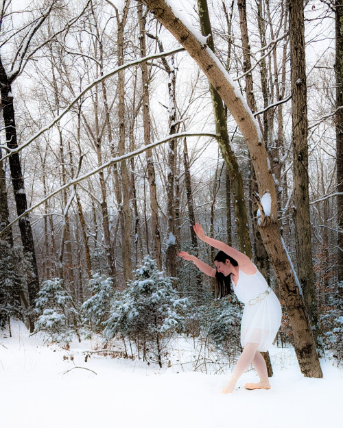 ballet snow photoshoot