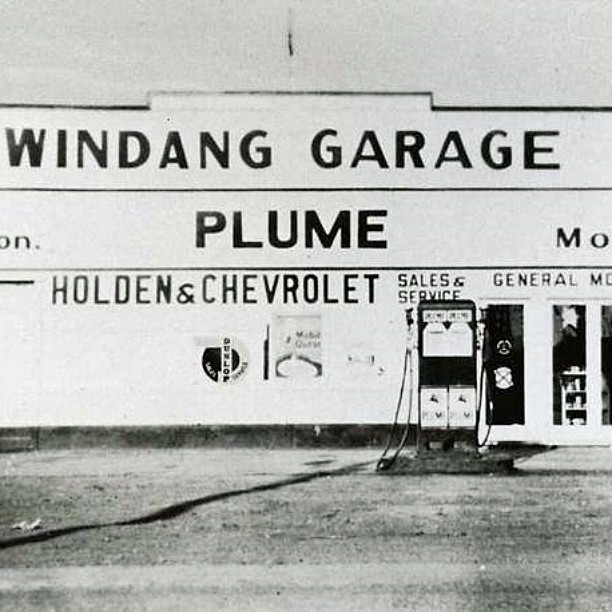 Fill ‘er up with Plume - The old Windang Garage and Holden/Chevrolet car dealership in the 1950’s. Check out more historic photos at www.facebook.com/groups/lostwollongong and discover more about your local heritage at www.lostwollongong.com #Windang...