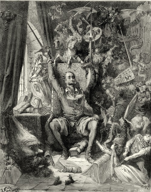 letrasinversoreverso:Dez ilustrações de Gustave Doré para o Dom Quixote, de Miguel de Cervantes.A sé