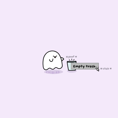 chibird: This ghost friend is here to hopefully ease some of your worries. It can’t totally re