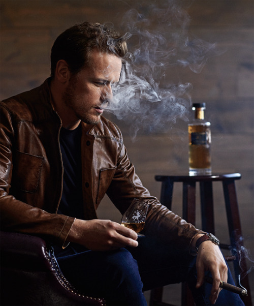 henricavyll:SAM HEUGHAN Cigar &amp; Spirits Magazine May/June 2020 Issue | ph. John Russo