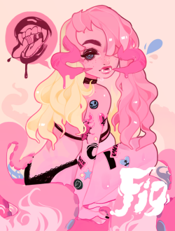 lolimoogs:  A mega pink commission for my