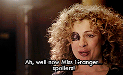 thewindstandsfair:  PotterWho AU: 1/3↳River Song as the new Defense Against the Dark Arts Professor.  Pretty neat. Although I think the First Doctor would be a better fit.
