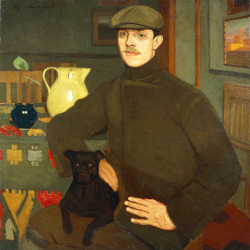   Oscar Ghiglia, Portrait of Llewelyn Lloyd (1907)  