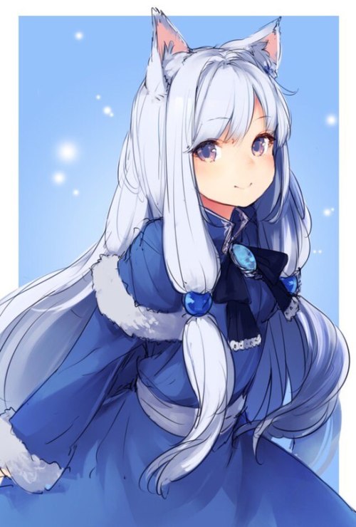 Neko snow-maid :3