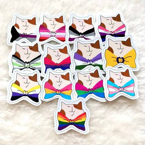snootyfoxfashion - LGBTQ+ Cat Stickers from lamppuart