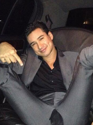 Mario Lopez rips his slacks