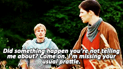 tsundereslasher:Arthur worried about Merlin | Merlin worried about Arthur