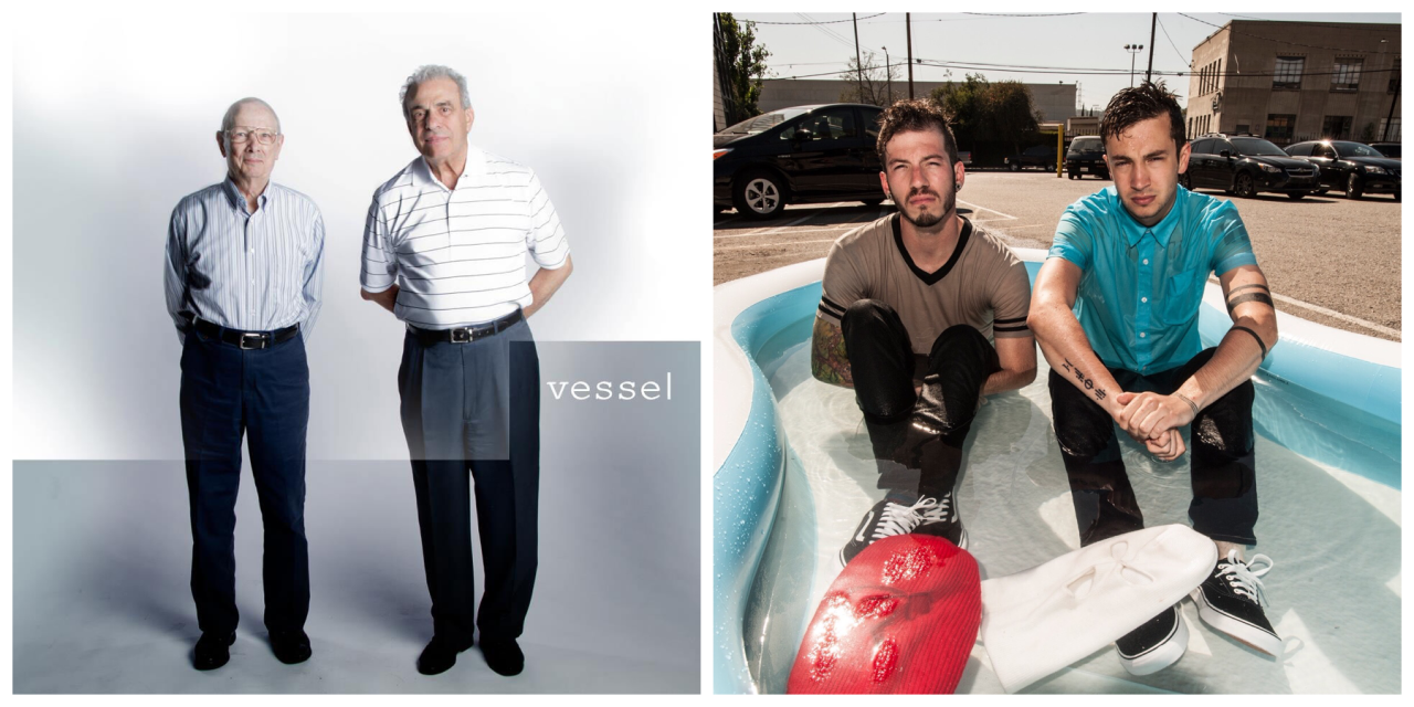 dianredrain:  Band album covers and photos of that era  Twenty One Pilots 
