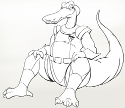 Just a sketch. When I first watched Dinosaucers,
