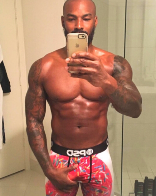 Porn lamarworld:  Tyson Beckford bulge photos