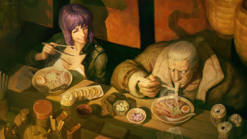 geekthegeek:All I need. Ghost in the Shell by Hellstern