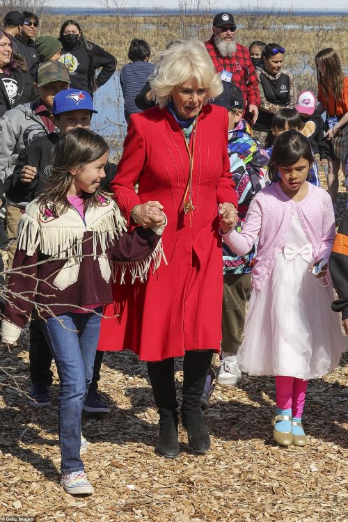 The Duchess of Cornwall visits Kaw Tay Whee School, Yellowknife, Canada, 19.05.2022