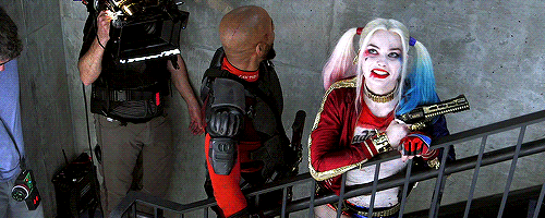 dcfilms:  Margot Robbie on the set of Suicide Squad 