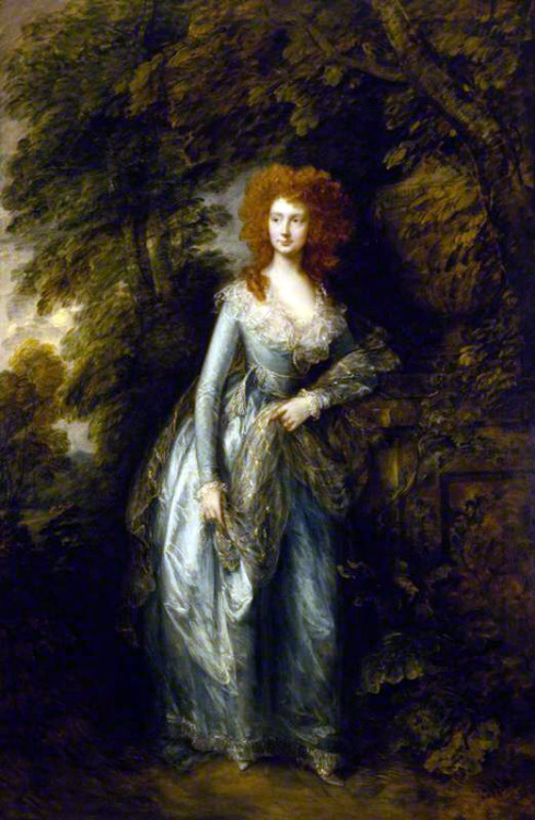Supposed portrait of Lady Mary Bruce, Duchess of Richmond by Thomas Gainsborough, 1786-87