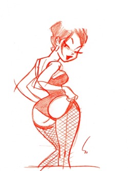 littlebunnysunshine:  Shane Glines - Pinup