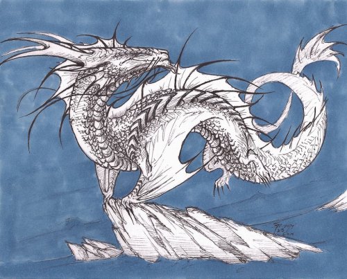 underappreciateddragonart:  Eastern Water Dragon by tsunami-noboru