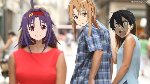 animesavior: “Nothing is certain in life but death, taxes, and Kirito cheating on Asuna.&rdqu