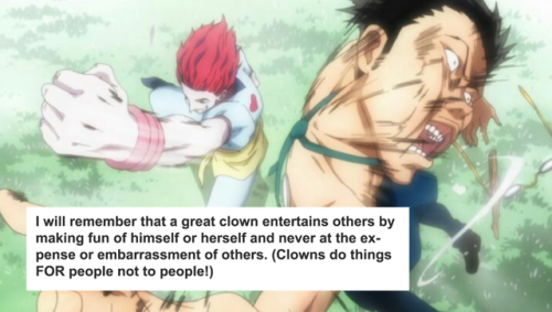 hunterxloser - ~ Hisoka & breaking clown code ~