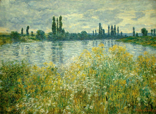 Claude Monet: Banks of the Seine, Vétheuil, 1880.